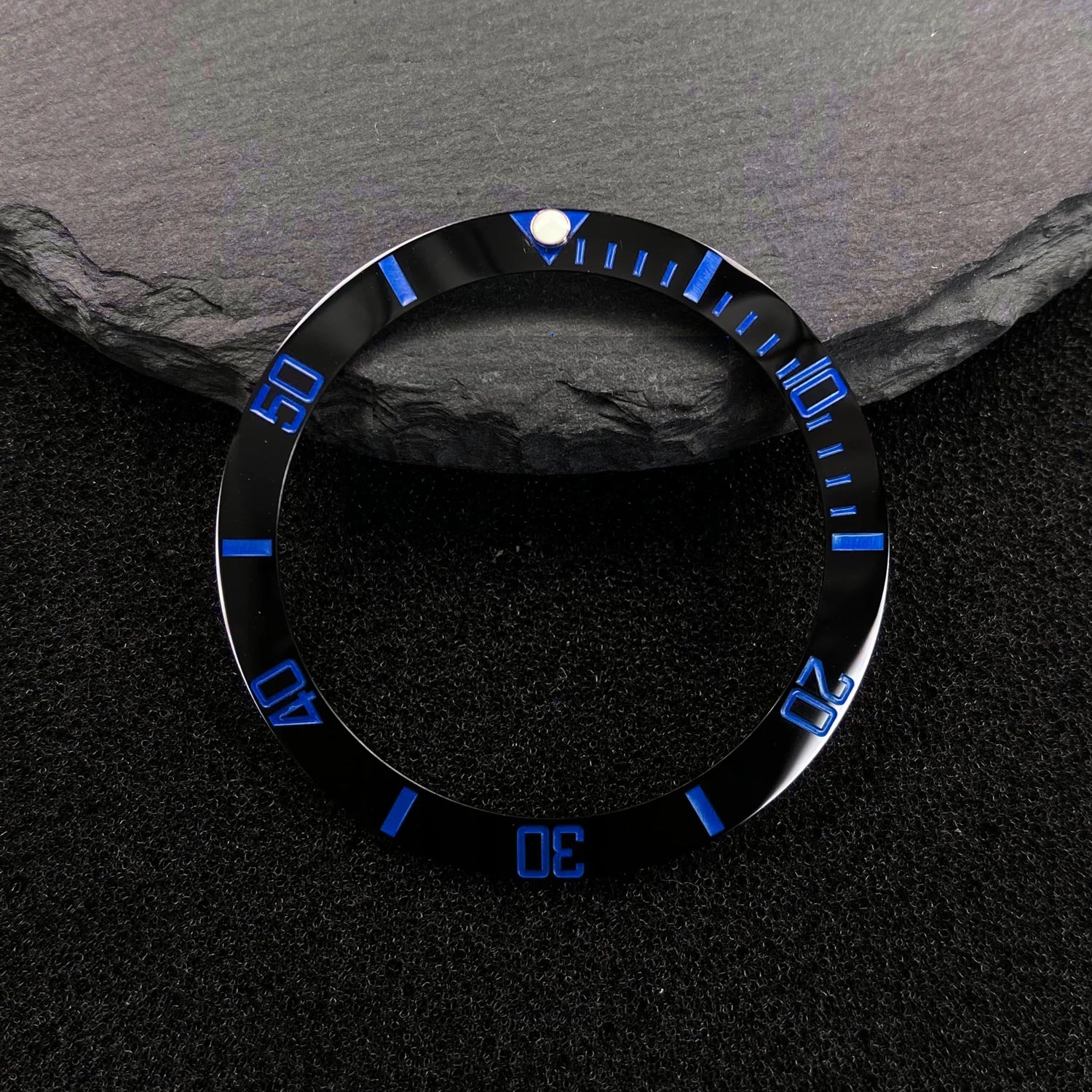 NH35 38mm Bezel Insert Red Hands Watch Hands Blue Green Luminous Red Green Blue Hands For NH35/36/4R/7S Movement Watches Parts