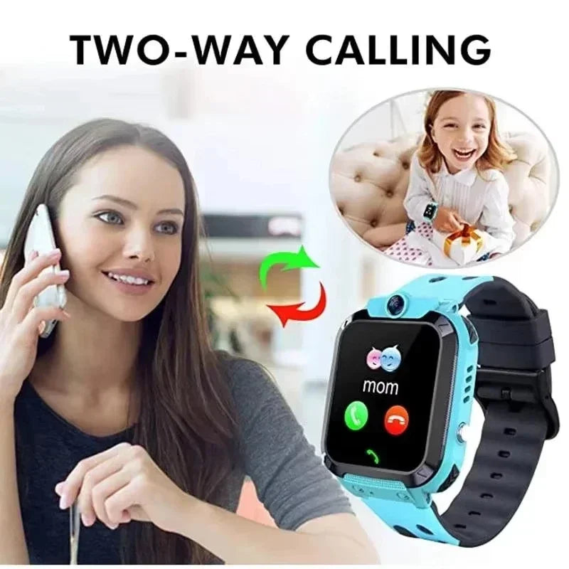 Lenovo 2026 New 5G Waterproof Kids Smart Watch SOS GPS Tracker Sim Card Call Camera Child Watch Gift for Boys Girls iOS Android