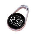 Plastic Shell Digital Clock Waterproof Electronic Hanging Watch with Hook 6XDE