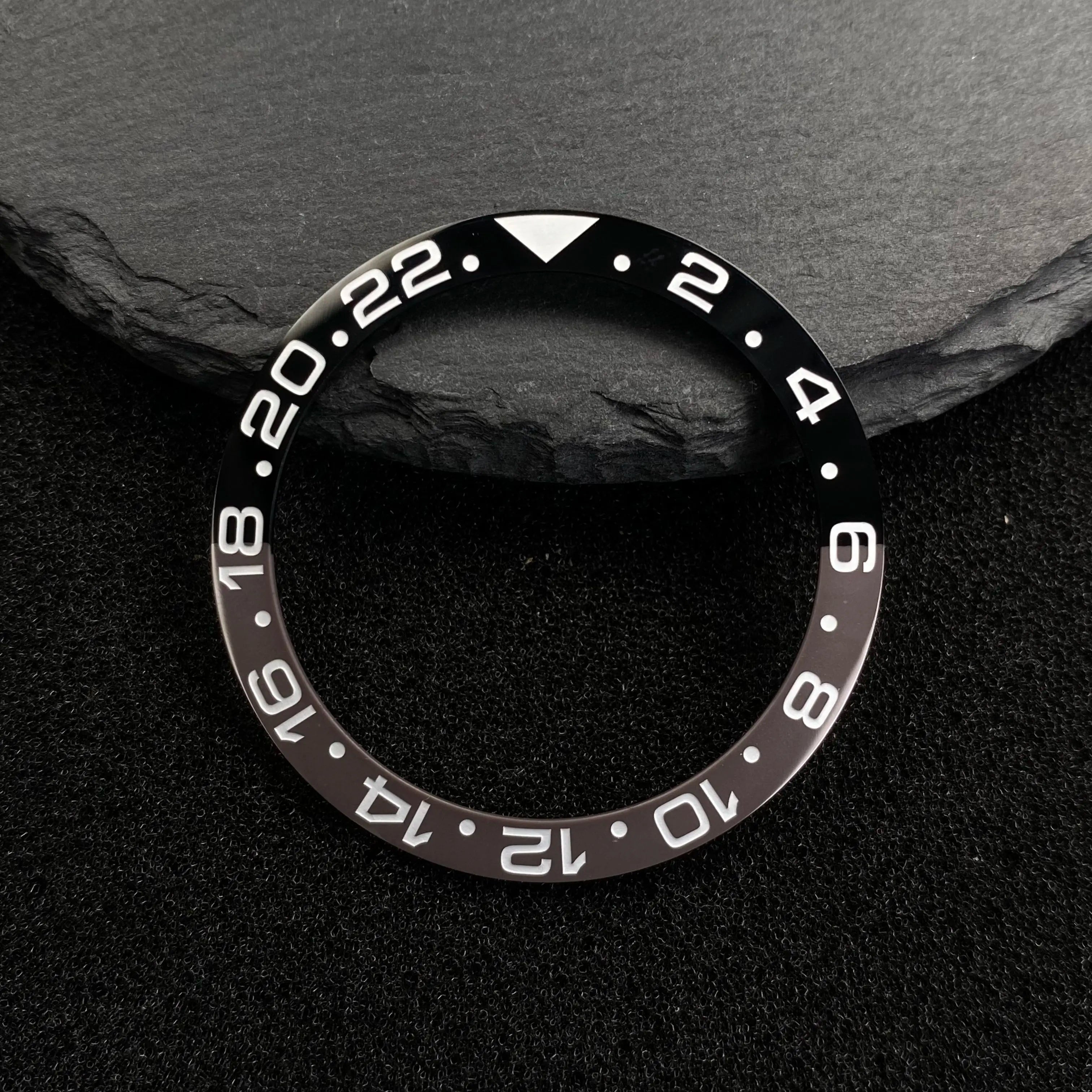 NH35 38mm Bezel Insert Red Hands Watch Hands Blue Green Luminous Red Green Blue Hands For NH35/36/4R/7S Movement Watches Parts
