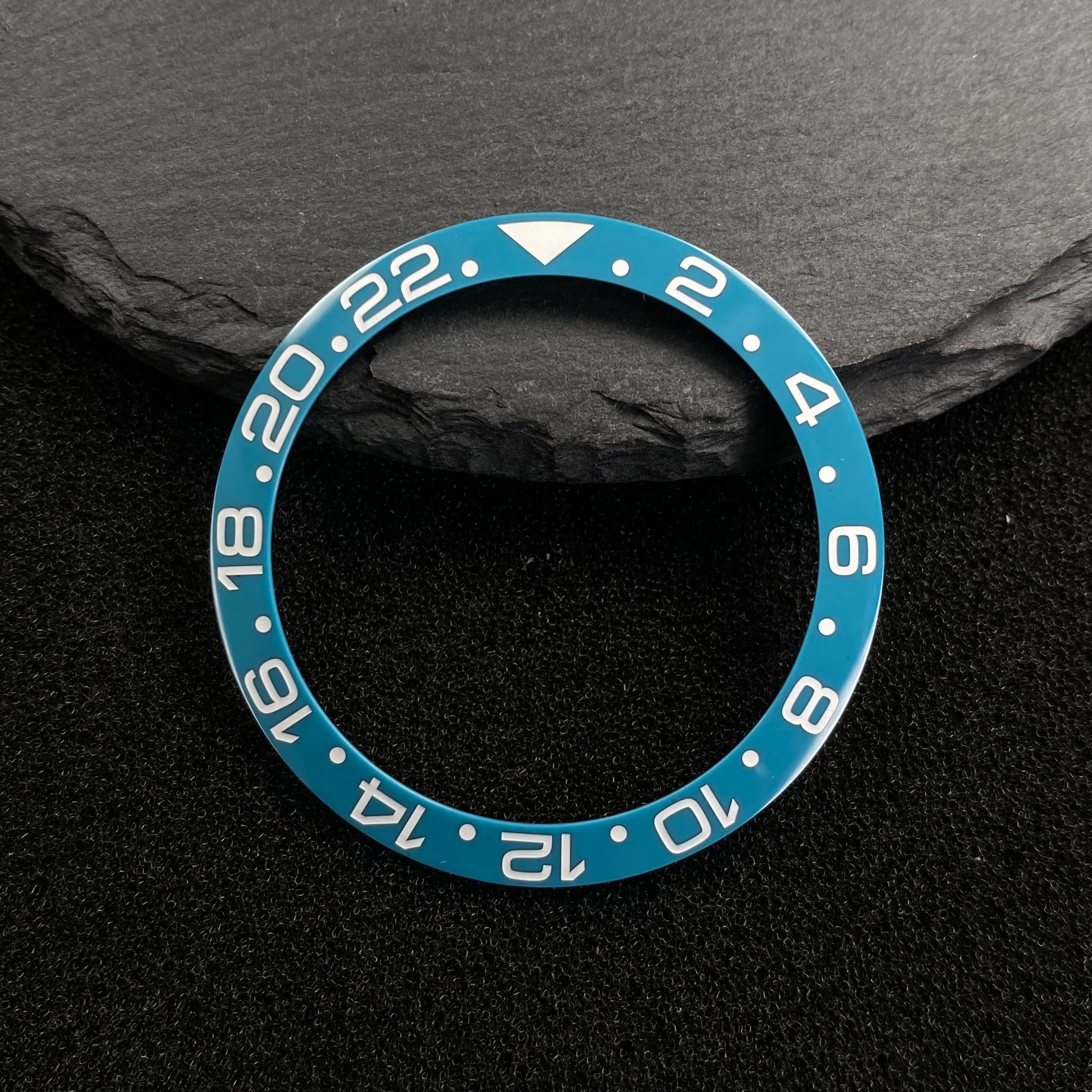 NH35 38mm Bezel Insert Red Hands Watch Hands Blue Green Luminous Red Green Blue Hands For NH35/36/4R/7S Movement Watches Parts
