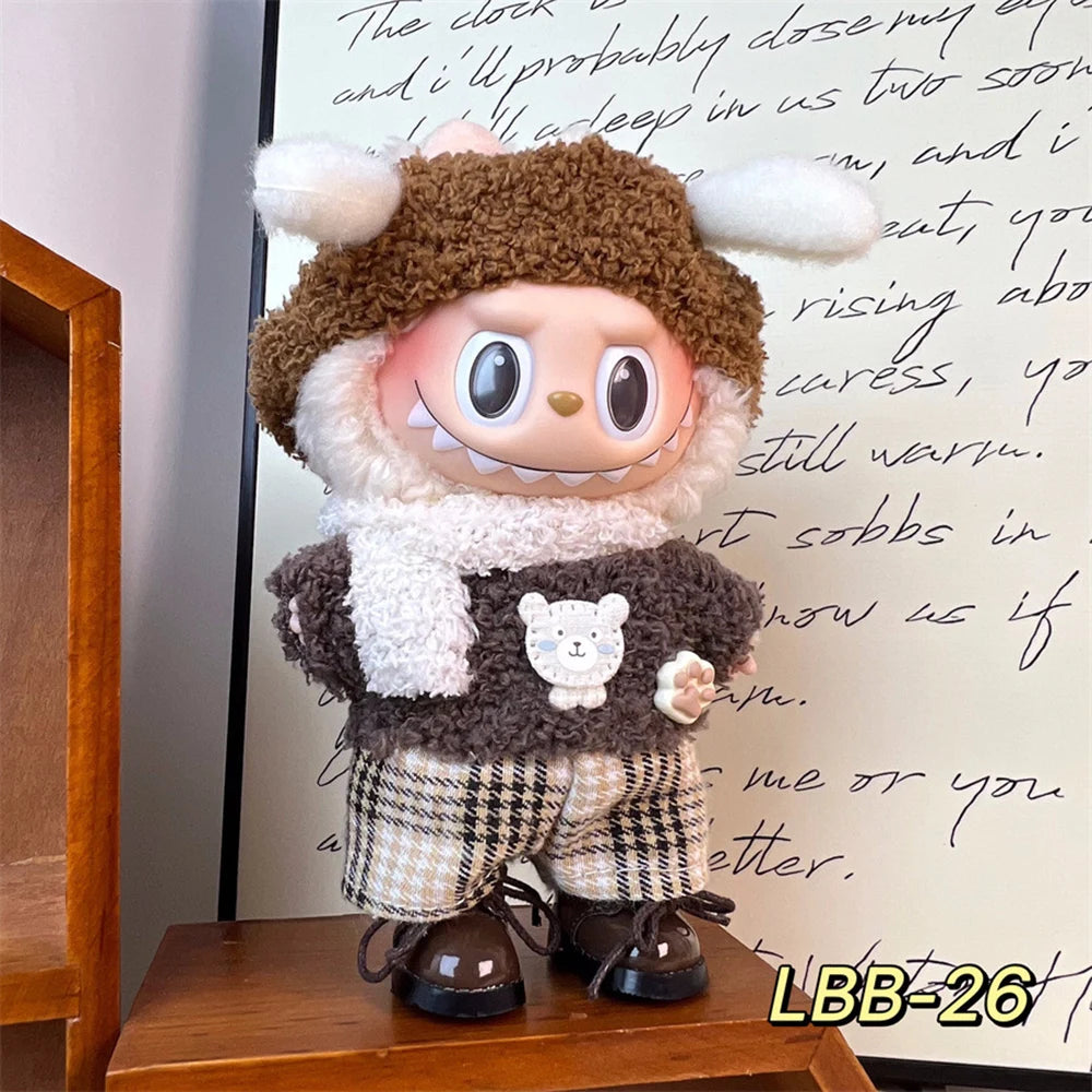 17cm Doll Labubu Set High-quality Clothing Set Multi Style Clothing Princess Skirt Clothing Set