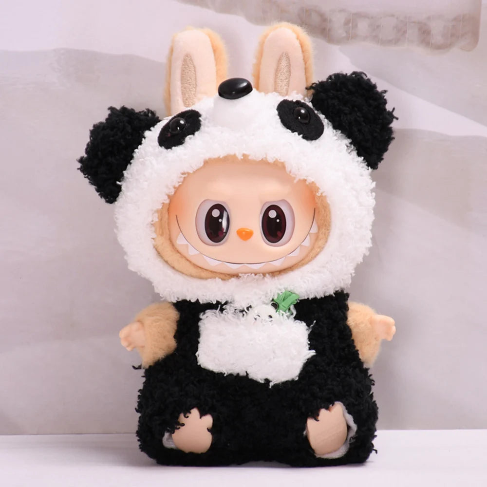 For Labubu Clothing Dinosaur Clothing Corn Clothing Cartoon Clothing Set Wearing Doll Accessories Clothing