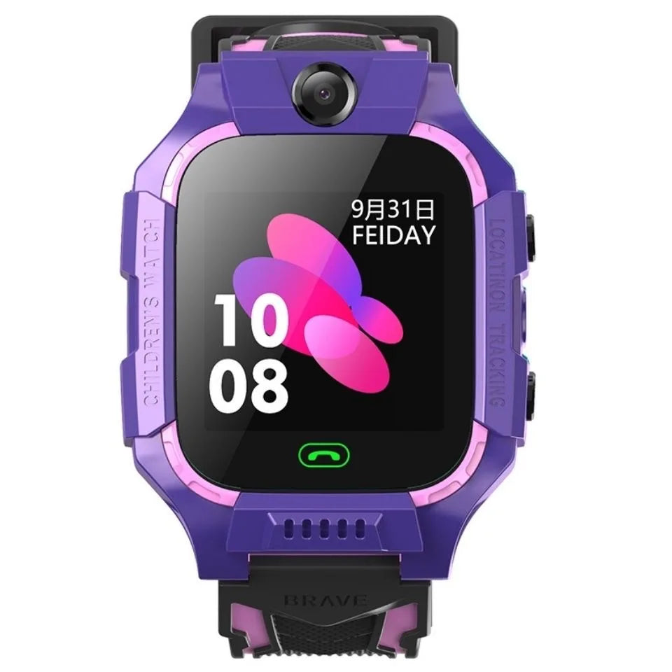 Lenovo 2026 New 5G Kids GPS Smart Watch SOS Location Call Sim Card HD Camera Waterproof Child Watch Present for iPhone Android