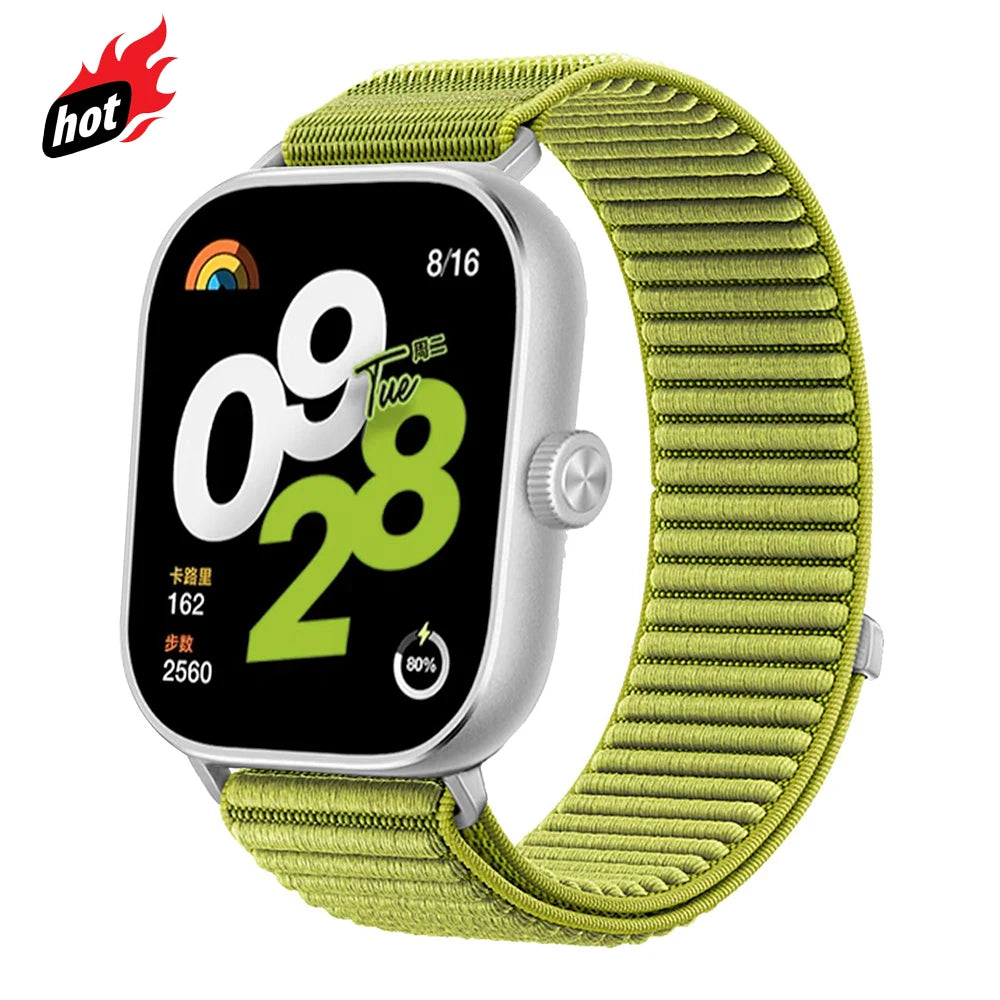 Nylon Loop Strap for Redmi Watch 6 5 4 Sports Breathable Band for xiaomi Miband 9pro 8pro correa Belt watch Bracelet Accessories