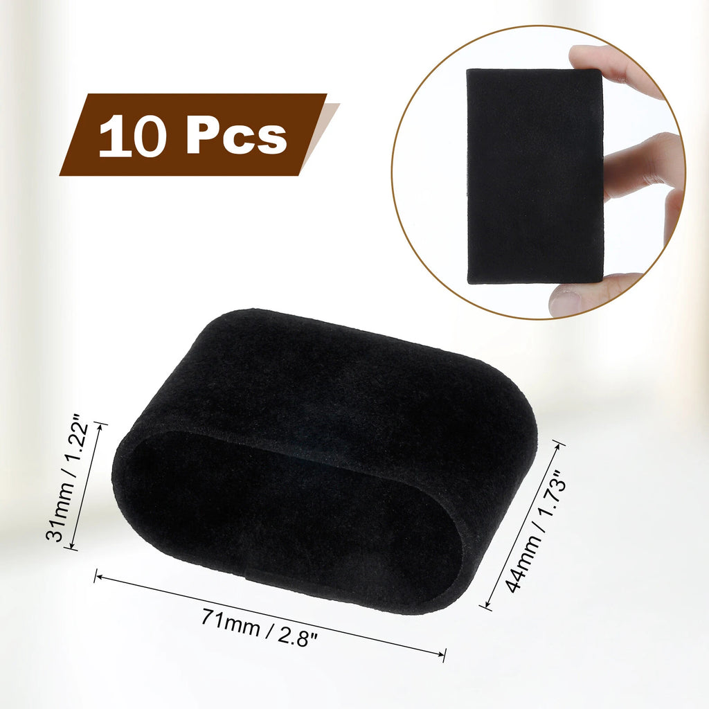 10pcs Watch Store Display Holder Pillows Replacement Suede PU Wrist Cushion for Case Show Storage Box Bracelet Stand Organizer