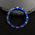 NH35 38mm Bezel Insert Red Hands Watch Hands Blue Green Luminous Red Green Blue Hands For NH35/36/4R/7S Movement Watches Parts