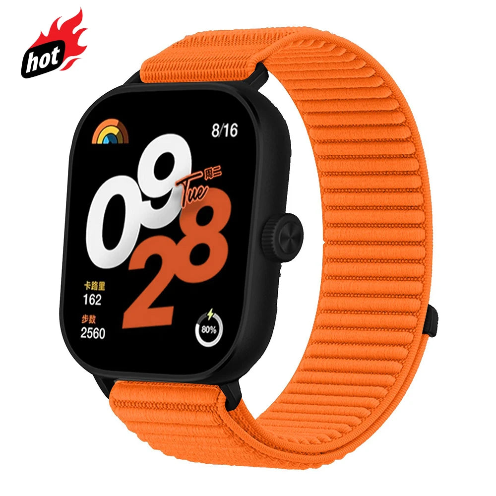Nylon Loop Strap for Redmi Watch 6 5 4 Sports Breathable Band for xiaomi Miband 9pro 8pro correa Belt watch Bracelet Accessories