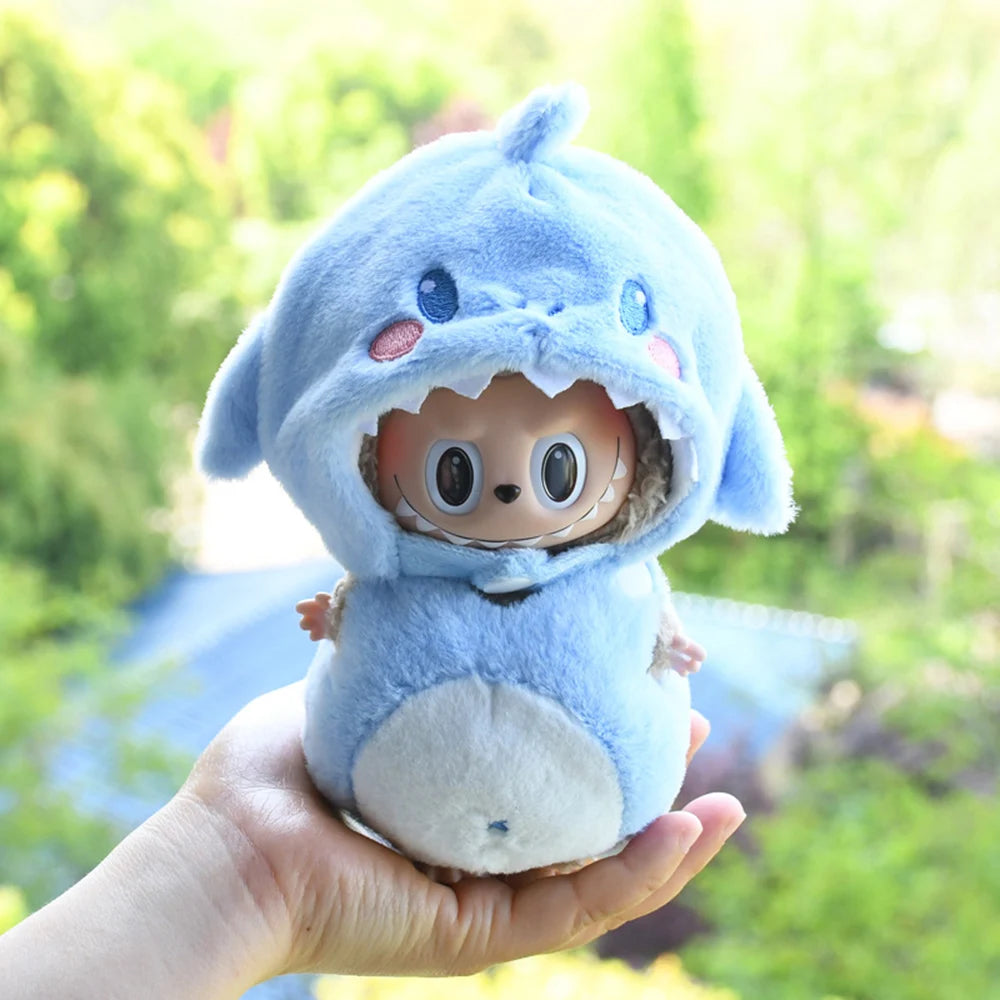 For Labubu Clothing Dinosaur Clothing Corn Clothing Cartoon Clothing Set Wearing Doll Accessories Clothing