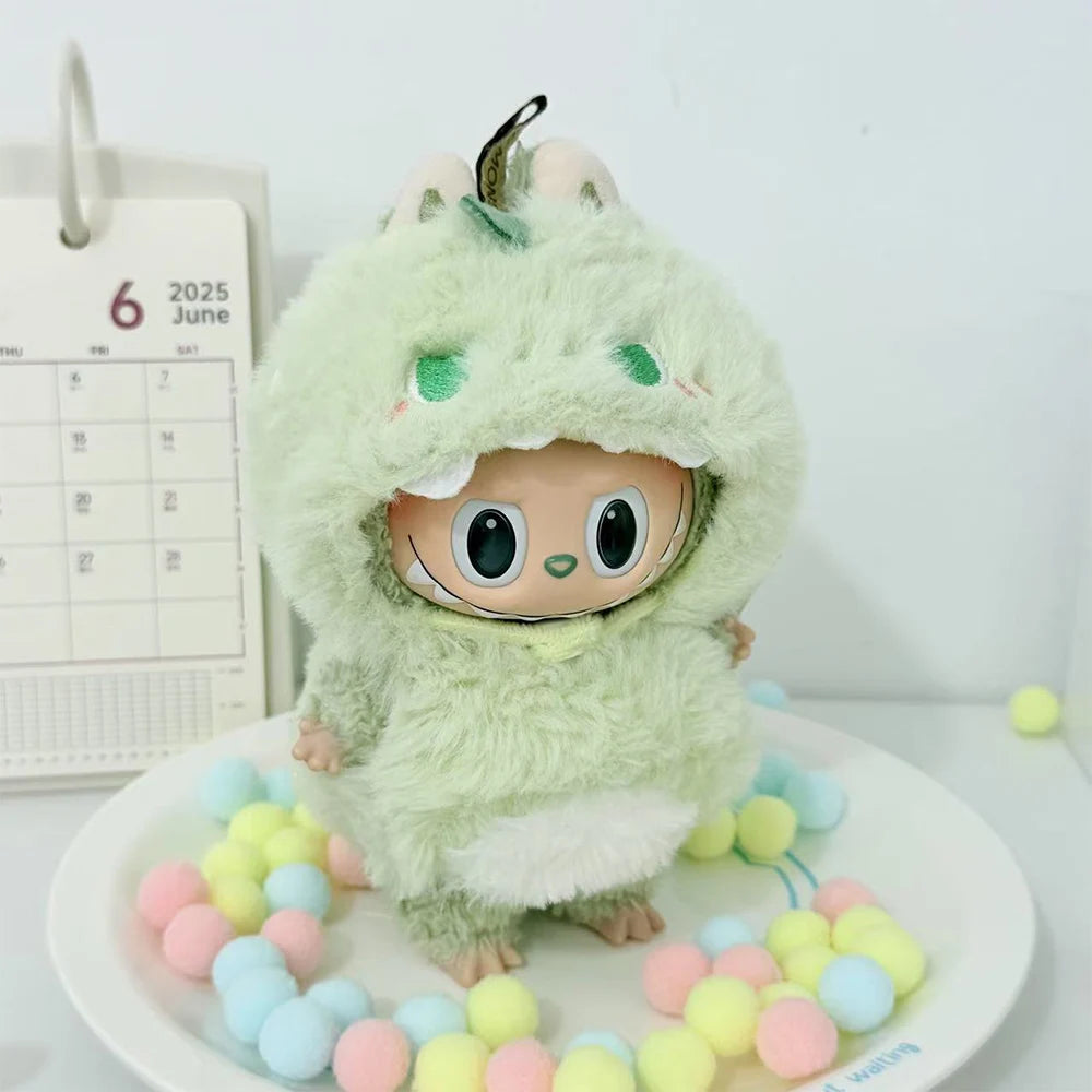 For Labubu Clothing Dinosaur Clothing Corn Clothing Cartoon Clothing Set Wearing Doll Accessories Clothing