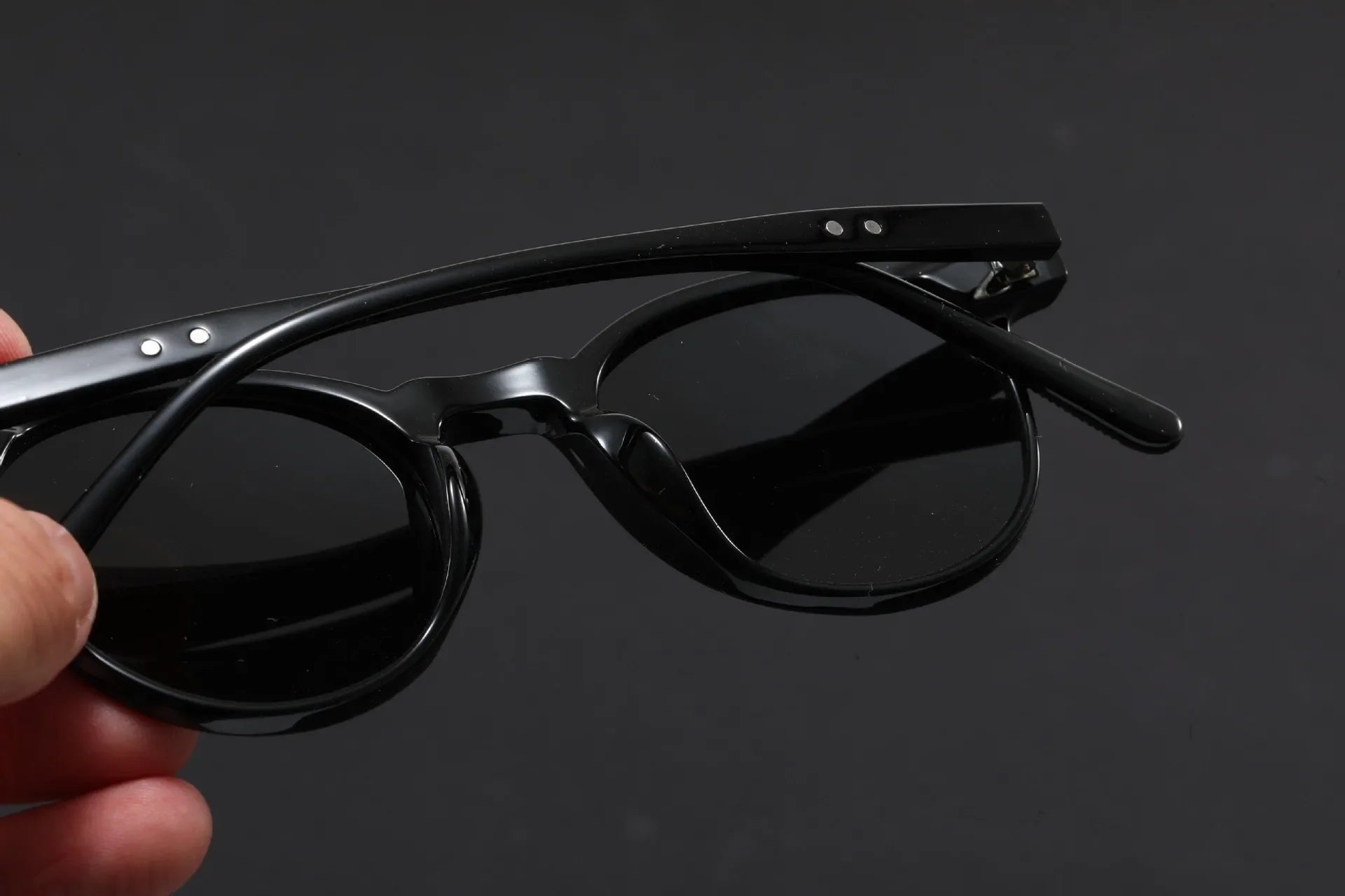 Korean Ultra Light Polarized Sunglasses Round Frame UV400 Sun Glasses Retro Trendy Fashion Driving Shades Men Women Eyewear