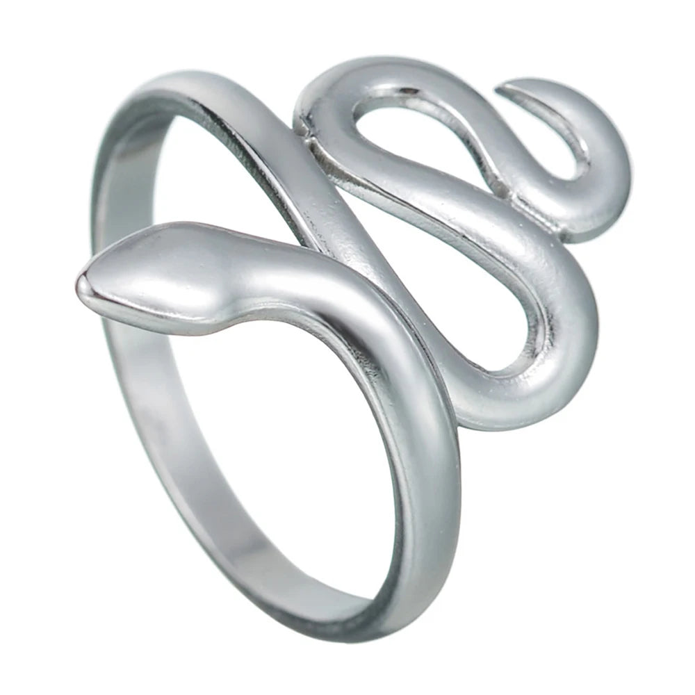 Vintage Silver Color Exaggerated Skeleton Hug Ring for Men Women Punk Adjustable Opening Ring Retro Jewelry Gift Dropshipping