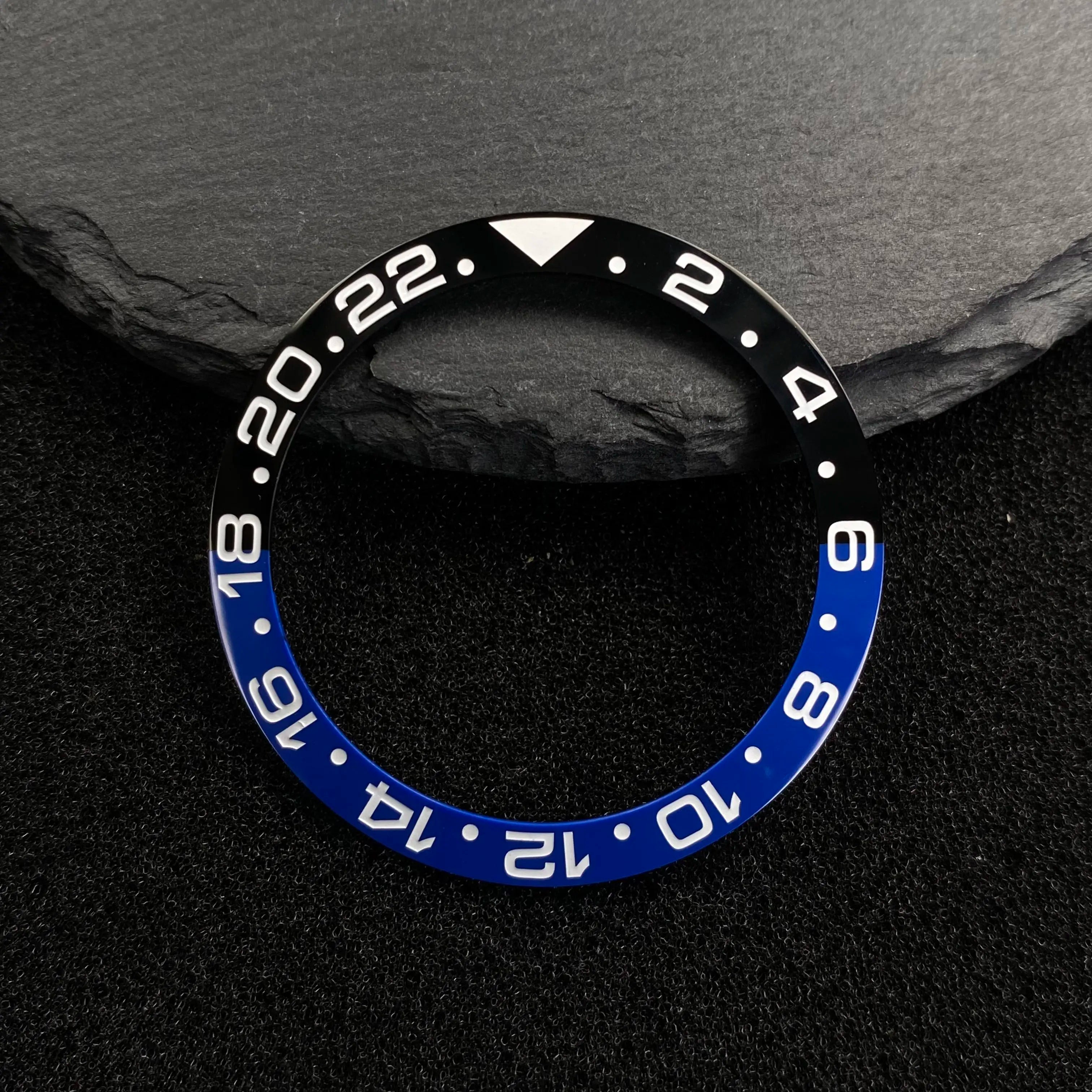 NH35 38mm Bezel Insert Red Hands Watch Hands Blue Green Luminous Red Green Blue Hands For NH35/36/4R/7S Movement Watches Parts