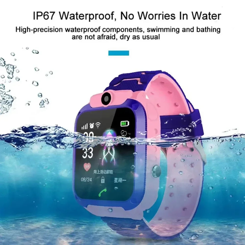 Lenovo 2026 KidS 4G Smart Watch SOS GPS Location Sim Card Call Child SmartWatch Camera Waterproof Boys Girl Gift For Ios Android