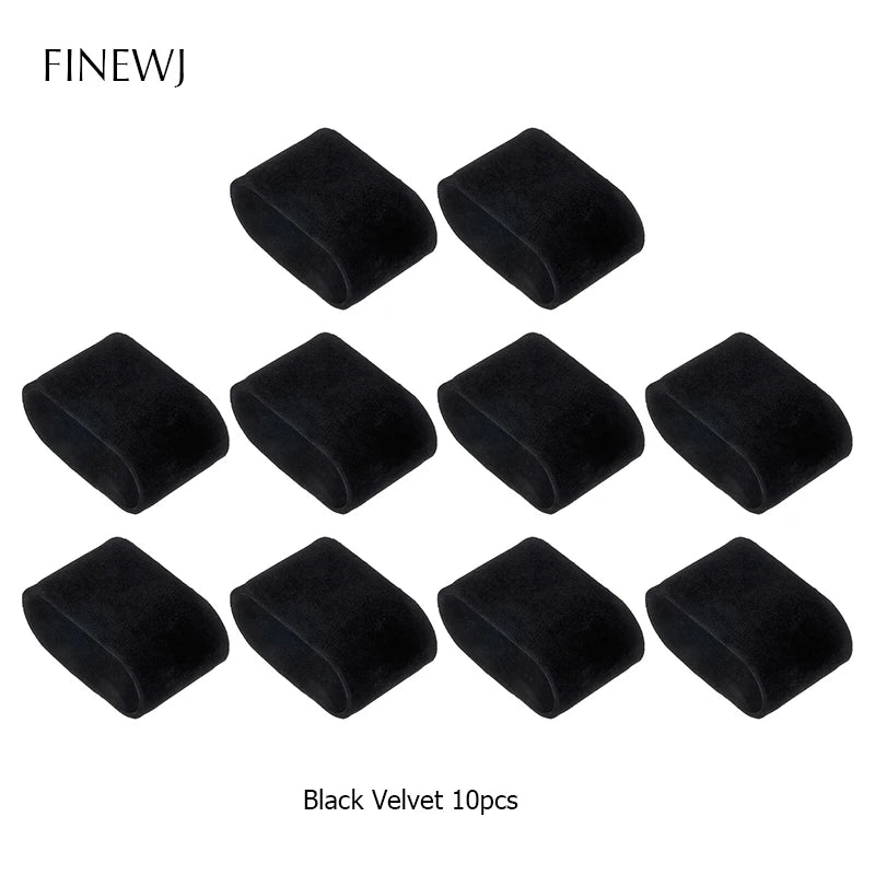 10pcs Watch Store Display Holder Pillows Replacement Suede PU Wrist Cushion for Case Show Storage Box Bracelet Stand Organizer