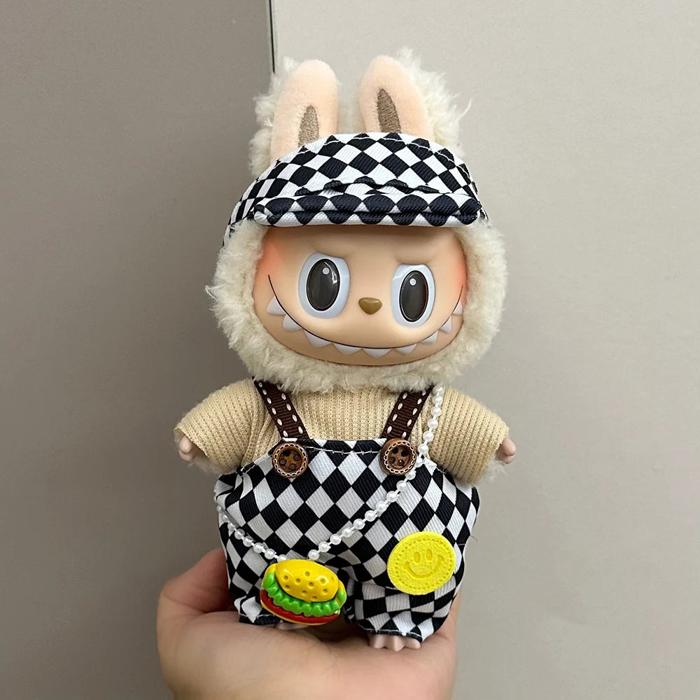 Mini Cute Doll Labubu Clothing Set Accessories Labubu Clothing Hat Set Clothing