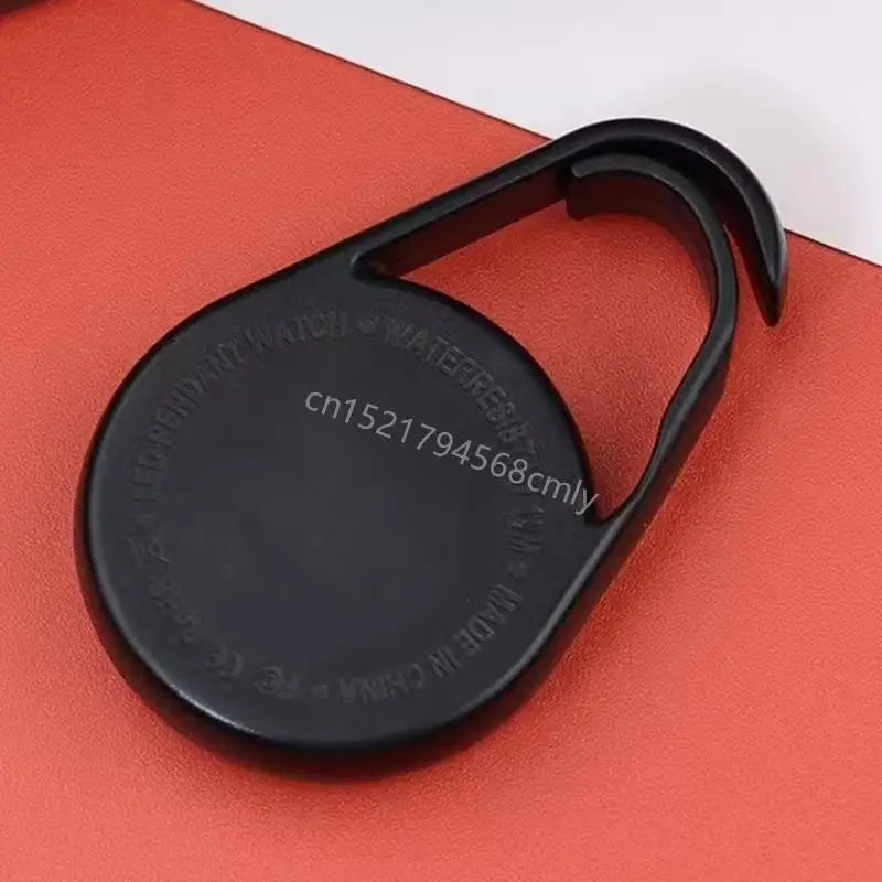 Plastic Shell Digital Clock Waterproof Electronic Hanging Watch with Hook 6XDE