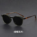 Korean Ultra Light Polarized Sunglasses Round Frame UV400 Sun Glasses Retro Trendy Fashion Driving Shades Men Women Eyewear