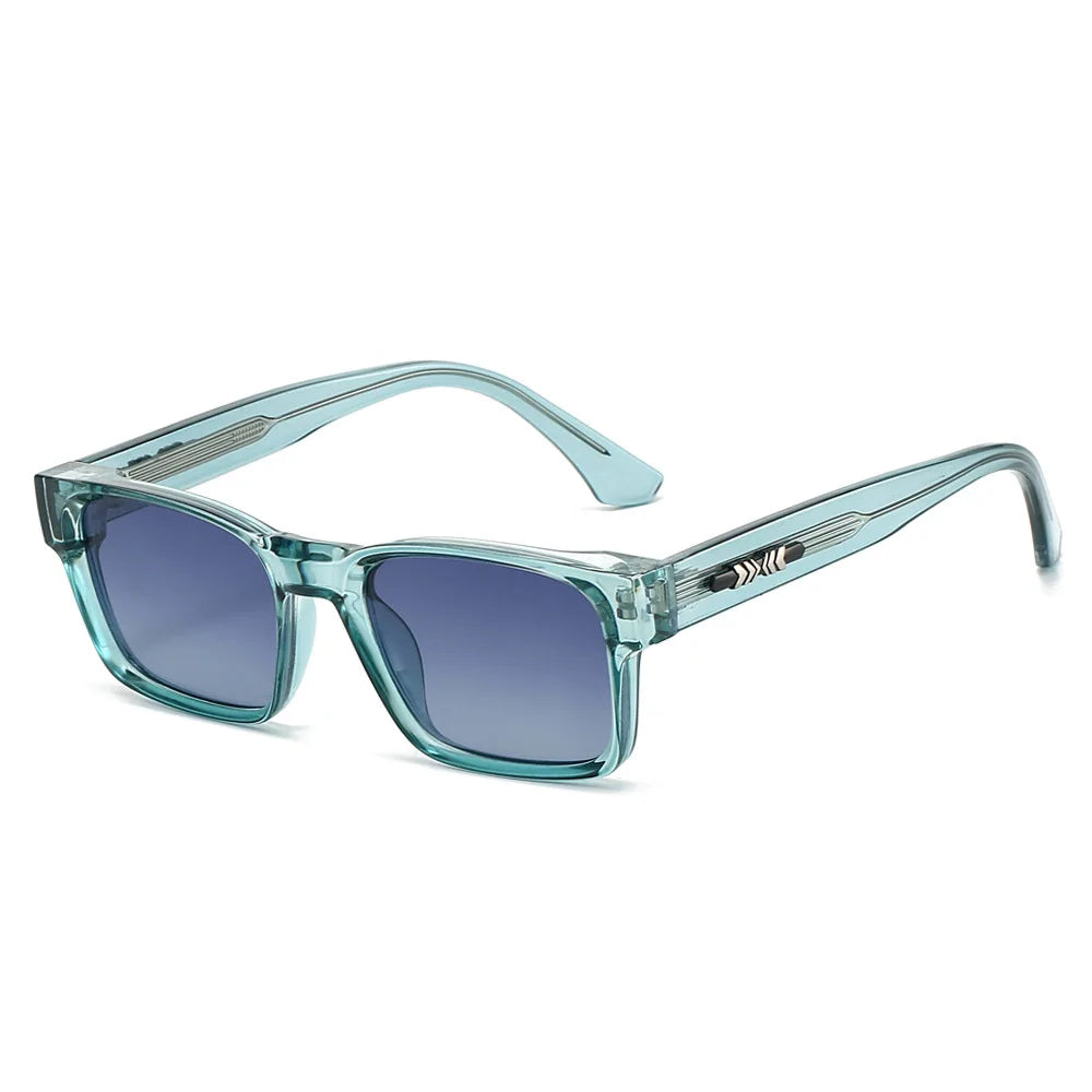 Quality Square Polarized Sunglasses Men Metal Core UV400 Unisex Sun Glasses Travel Hiking Beach Fishing Eyewear