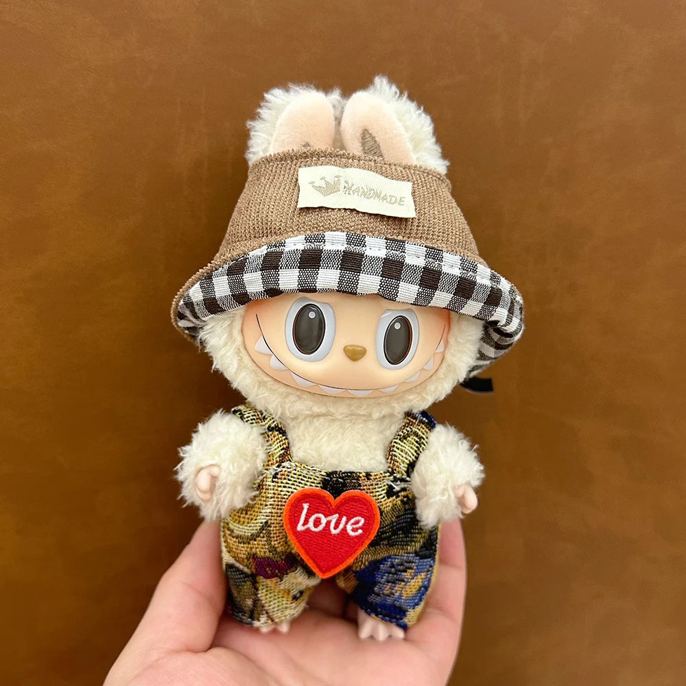 Mini Cute Doll Labubu Clothing Set Accessories Labubu Clothing Hat Set Clothing